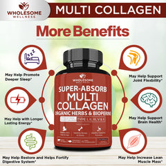 Hydrolyzed collagen from grass-fed beef, chicken, wild fish and eggshell membrane