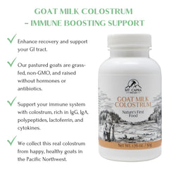 Pasture-raised grass-fed goats used for colostrum production