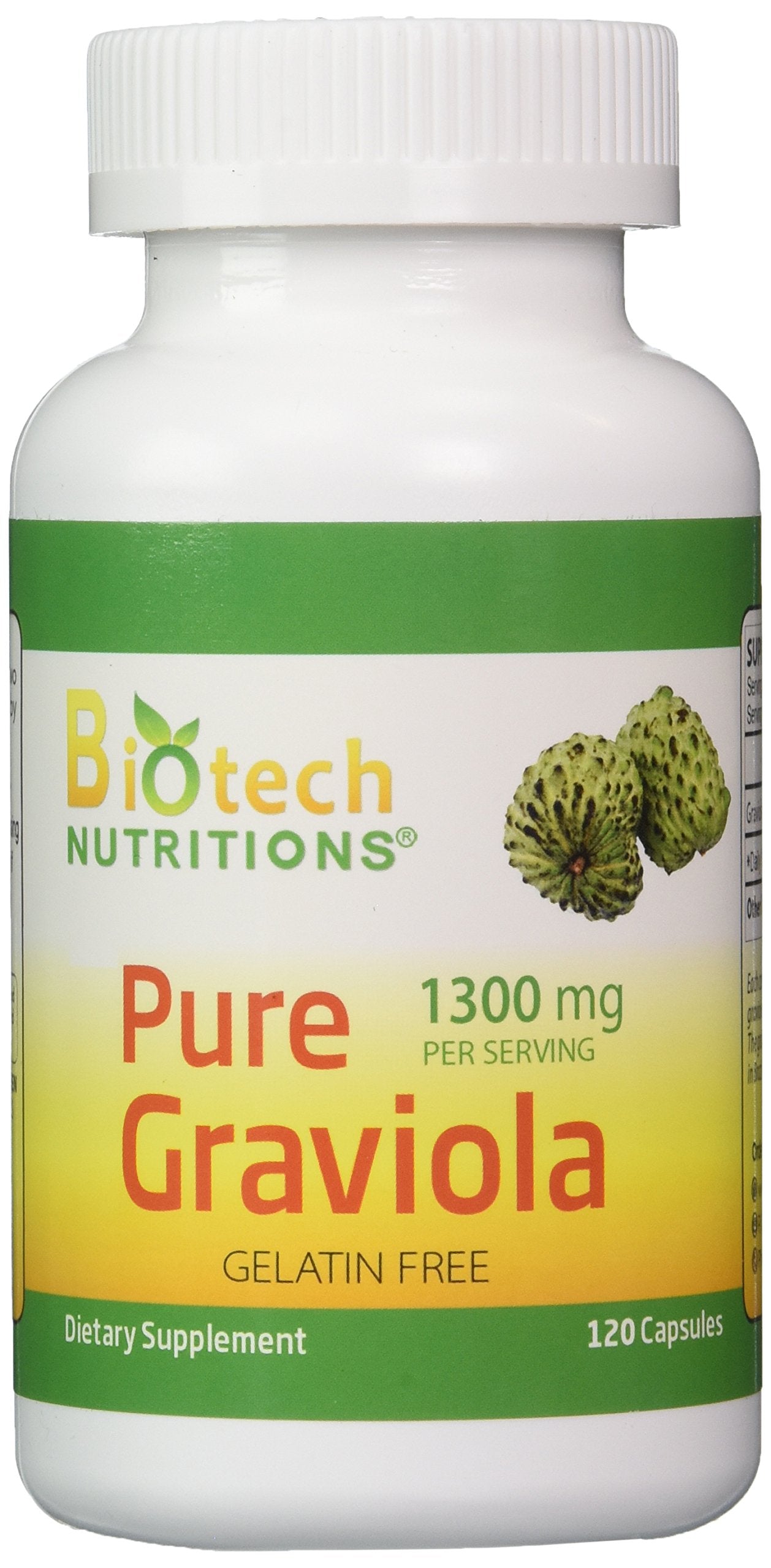 Close-up of Graviola powder showing 100% pure Graviola leaf powder