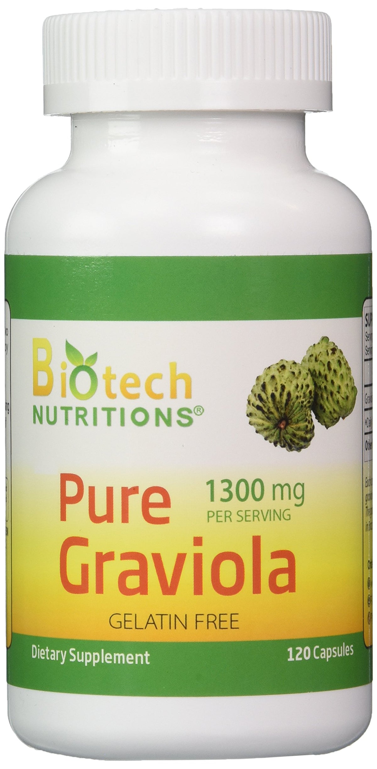 Close-up of Graviola powder showing 100% pure Graviola leaf powder