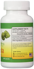 Serving size of Graviola: 2 capsules equals 1300mg