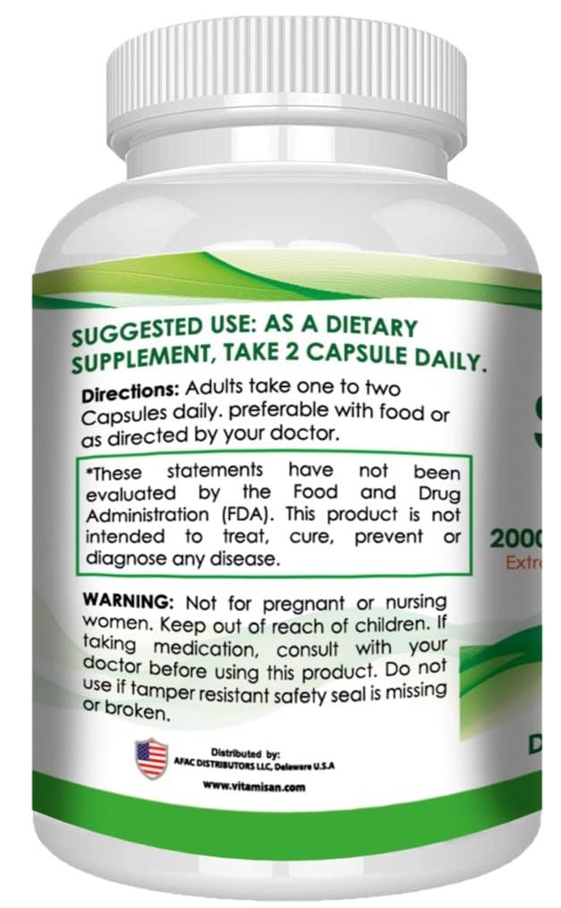 Gluten-free Non-GMO Graviola capsules with Anamu Llanten