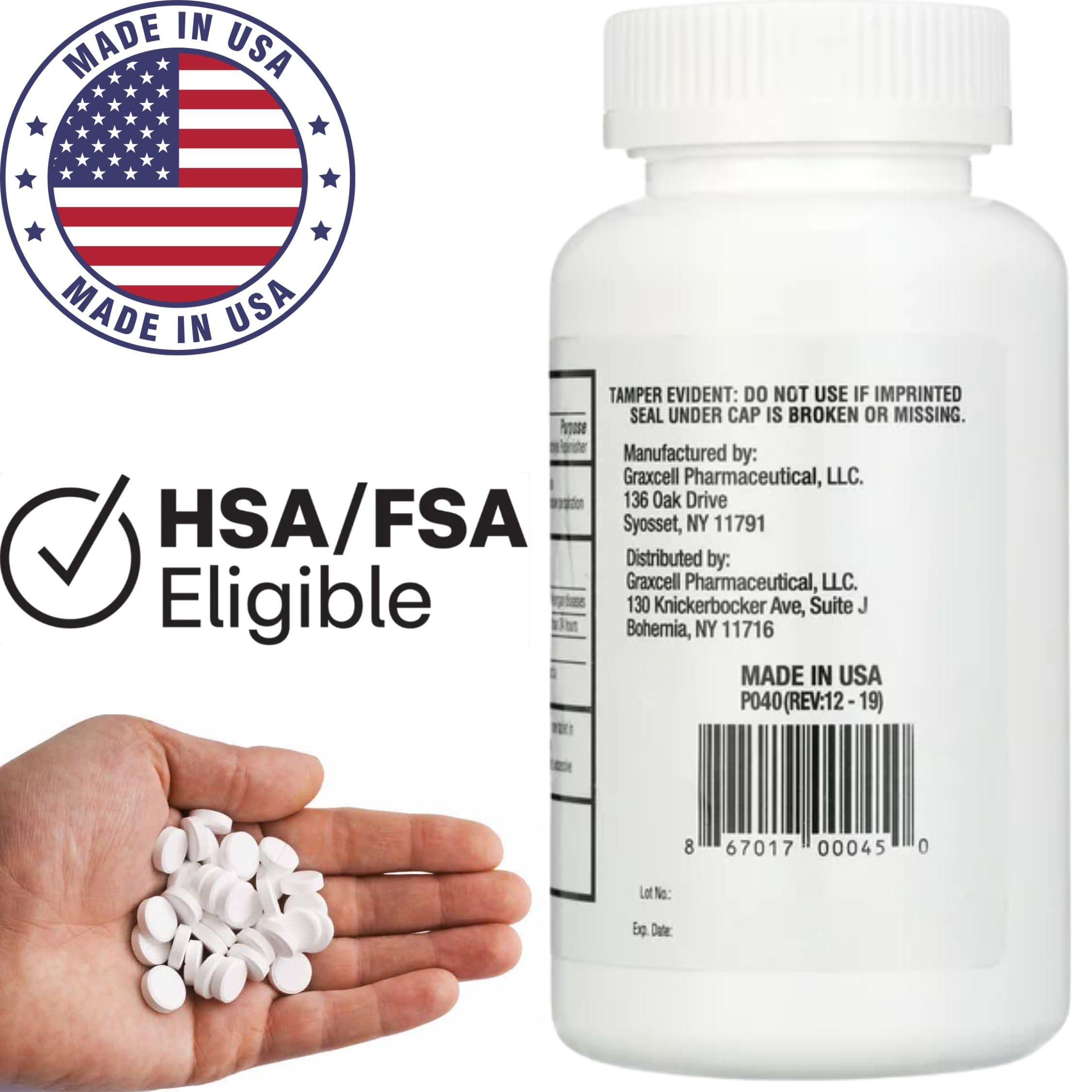Salt tablets for rapid hydration and electrolyte balance