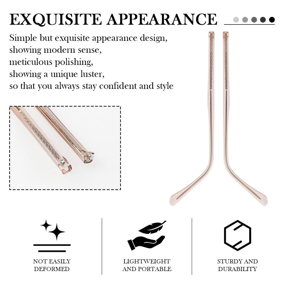 Gray replacement temple arm for eyeglasses