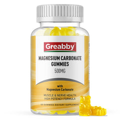 GREABBY Magnesium Carbonate Gummies bottle front