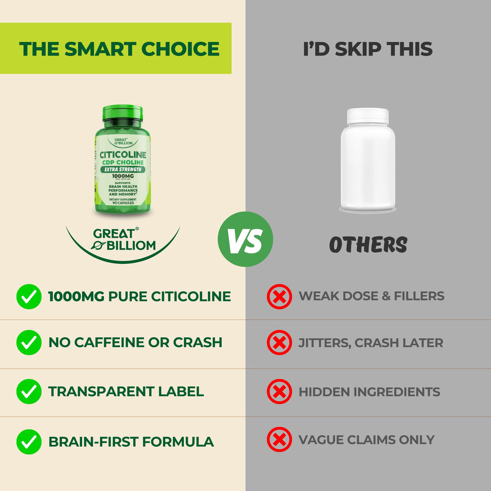Brain health and focus concept illustration
