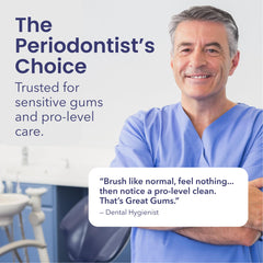 Extra-soft silicone bristles close-up for sensitive gums