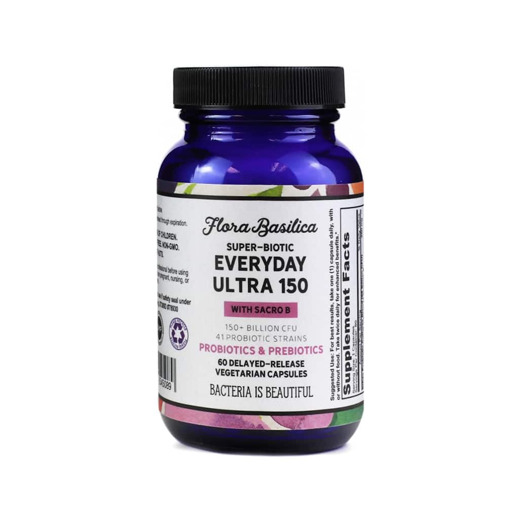 Front view of LIVELY VITAMIN CO Great Guts Probiotic bottle with 60 capsules