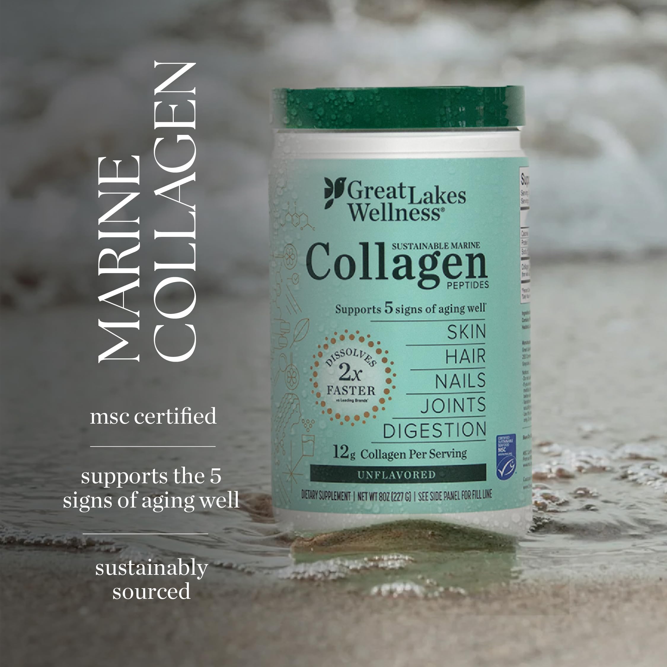 Collagen for skin, hair, nails, joints, and digestion