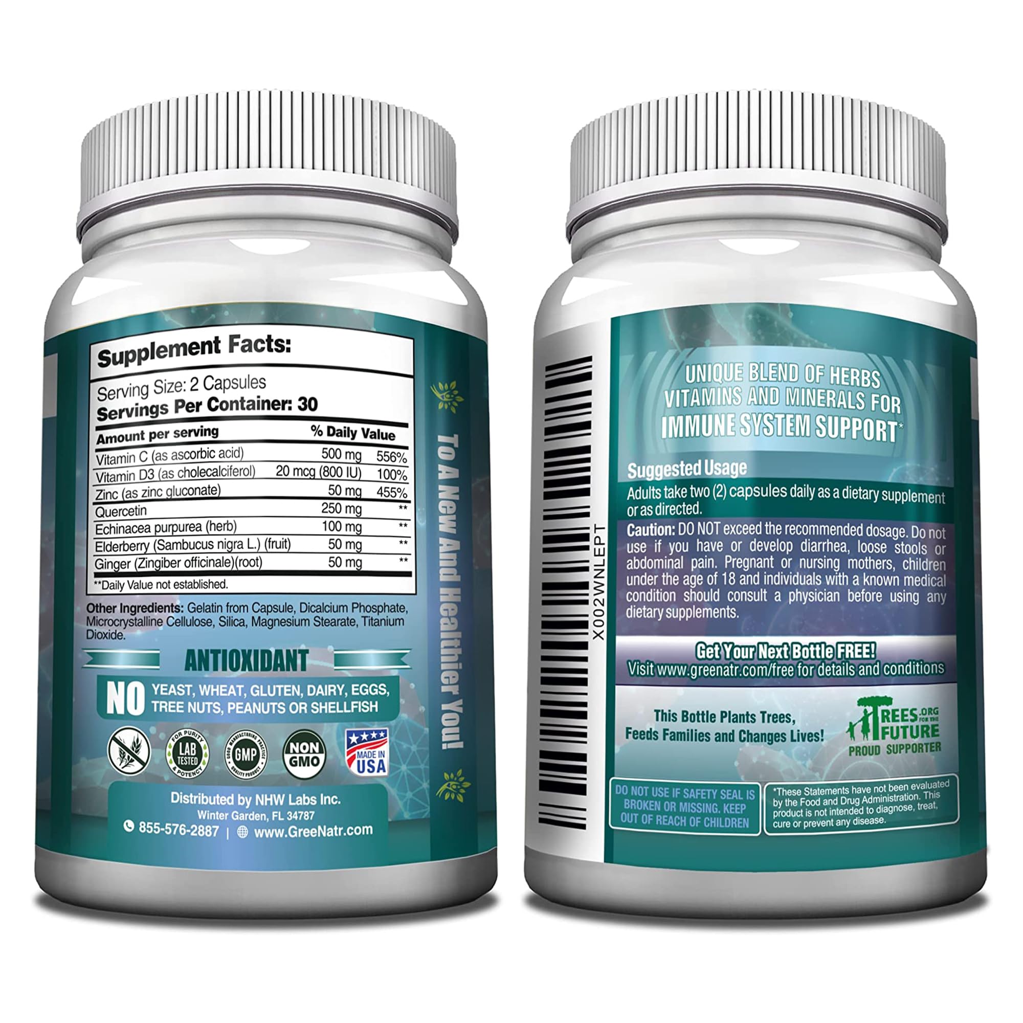 Why choose GreeNatr Immune Support - brand highlights