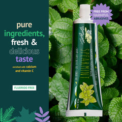 Labels showing gluten-free and vegan formulation