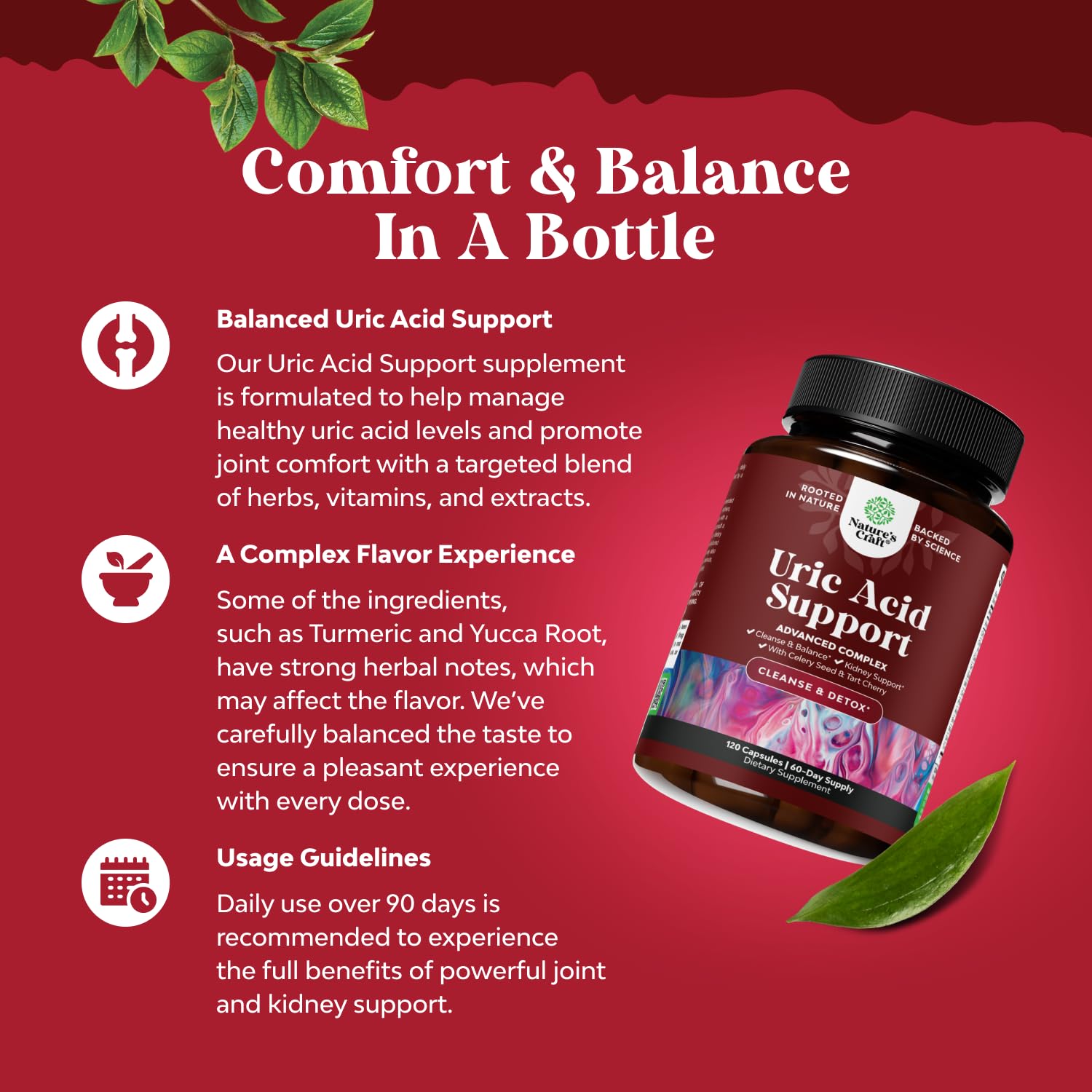 Blend of turmeric, tart cherry and celery seed for joint support