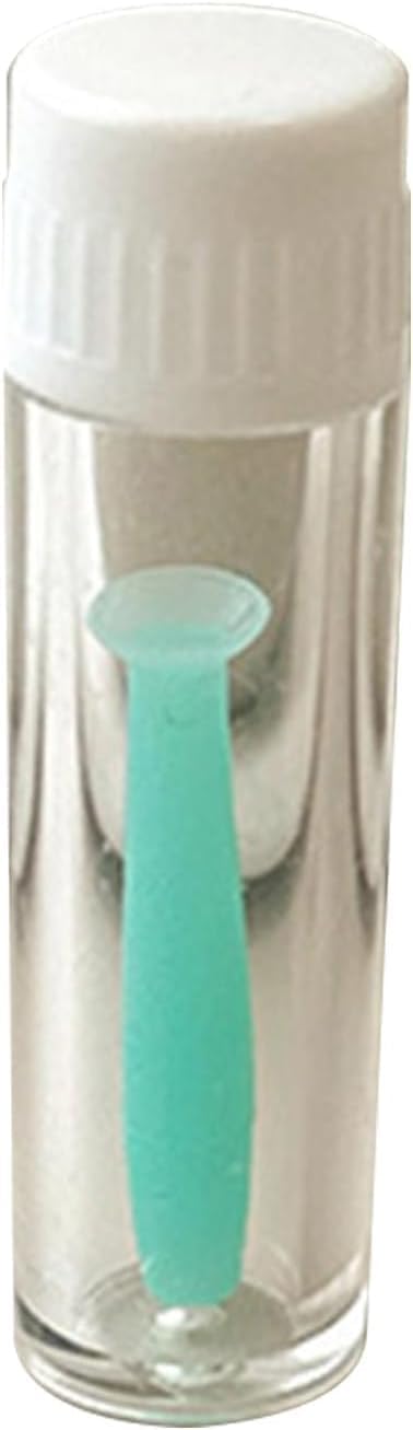 Green silicone lens remover tool with ergonomic tip for safe lens removal