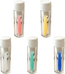 Close-up of green silicone plunger designed for soft and hard contact lenses