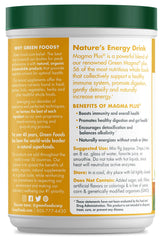Green Foods Magma Plus Powder bottle with label