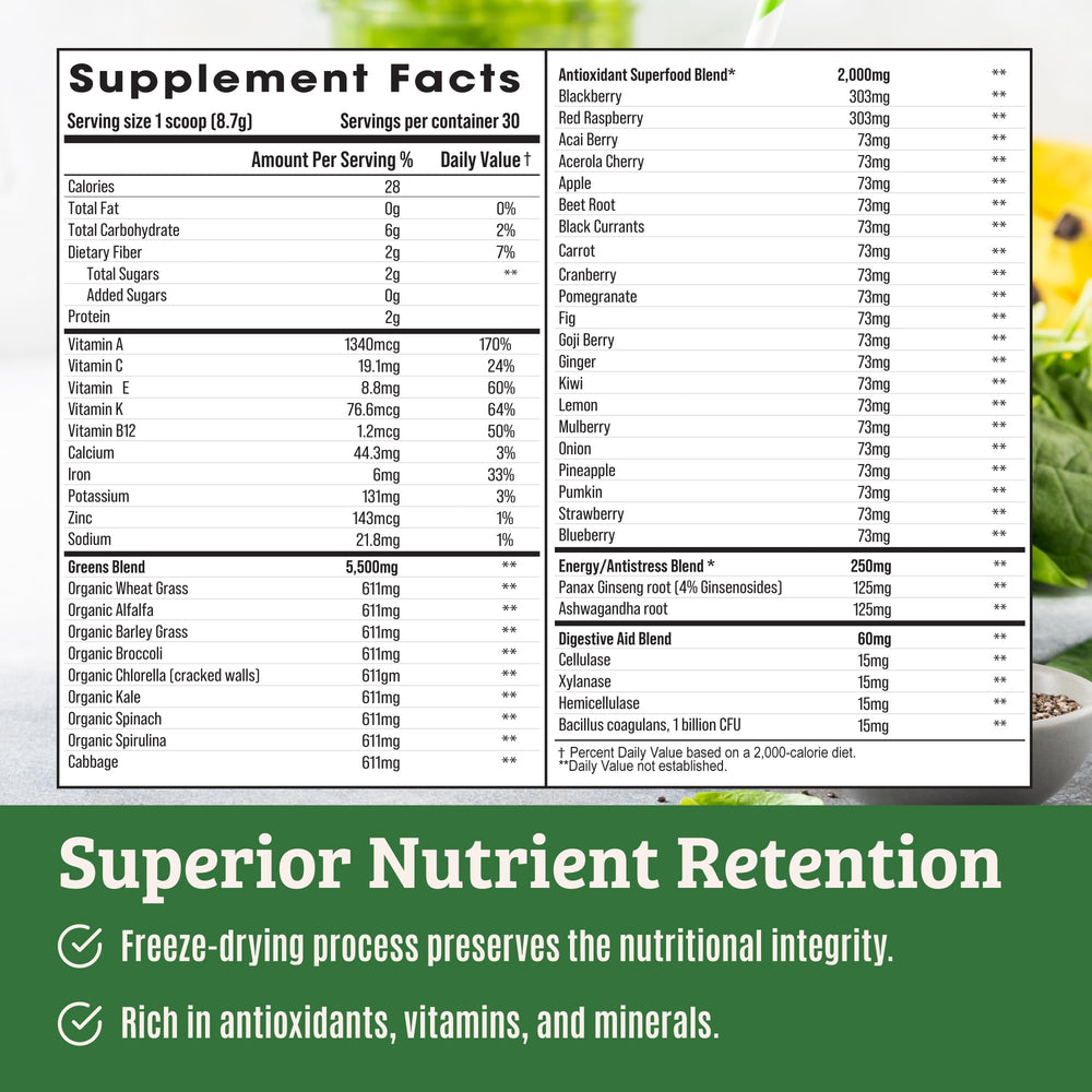 Natural energy and anti-stress support from ashwagandha and ginseng