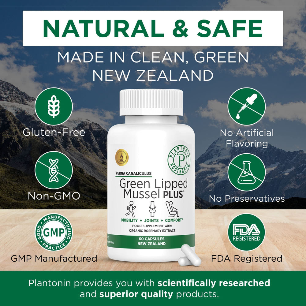 Green Lipped Mussel powder per capsule 760 mg