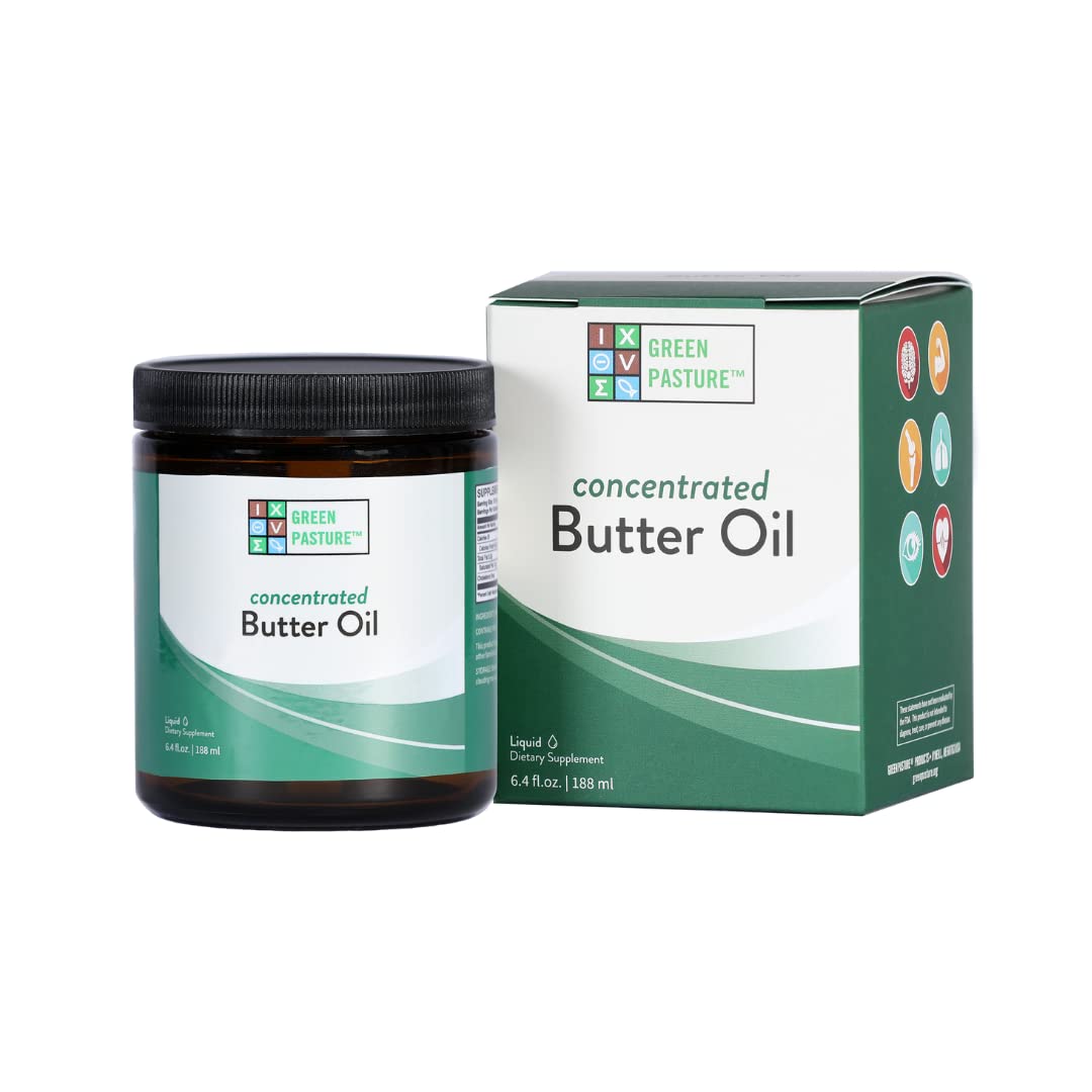 Green Pasture Concentrated Butter Oil Liquid bottle 6.4 fl oz