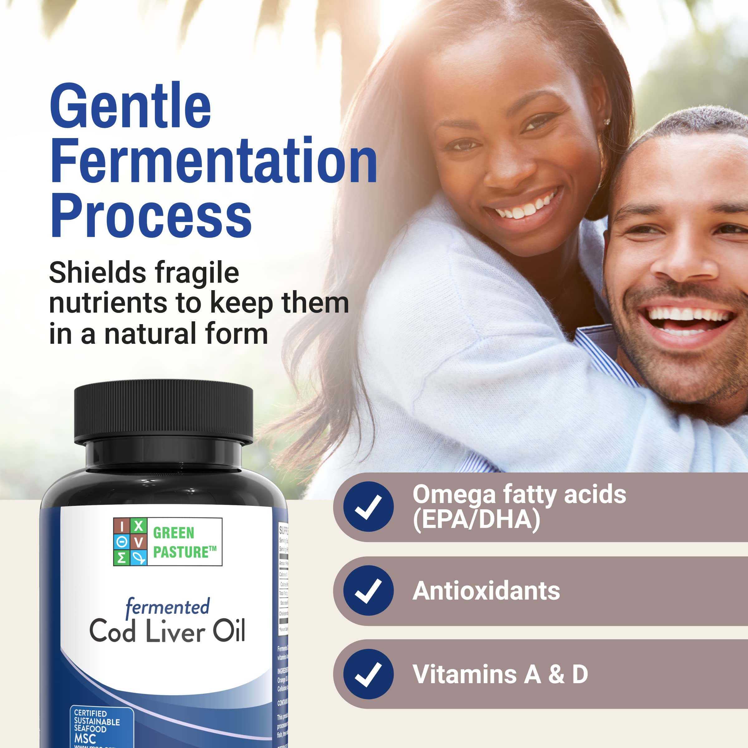 Nutrition label showing Vitamin A and D information