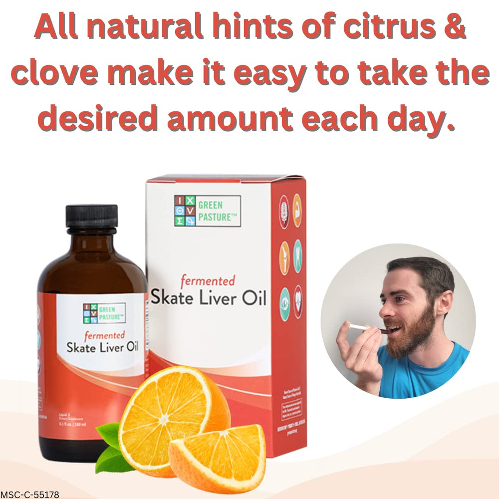 Not heated processing and absence of synthetic vitamins in skate liver oil