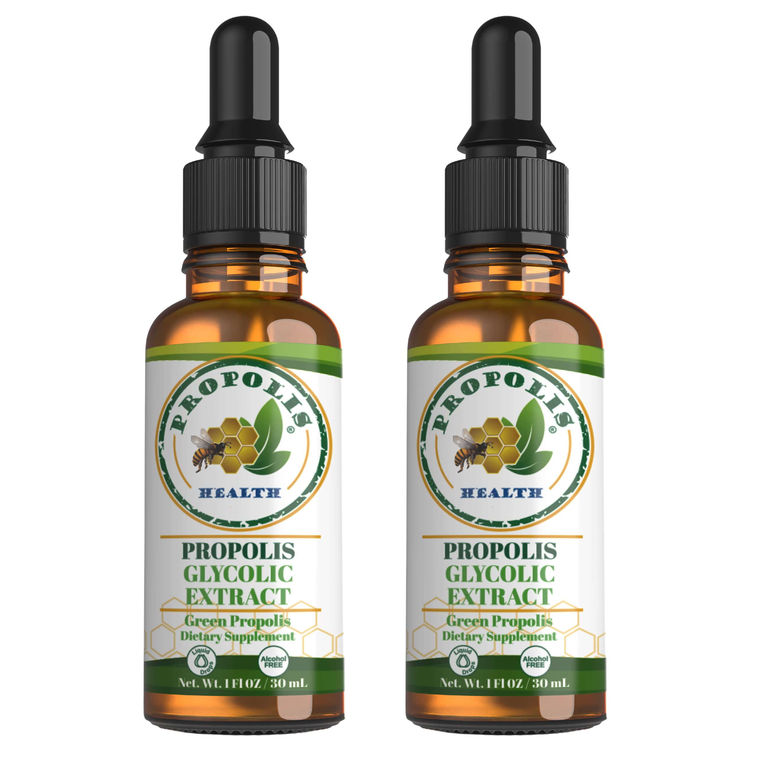 Green Propolis Liquid Bottle - 60-Day Supply