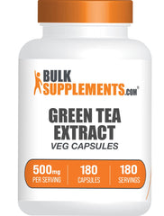 Green Tea Extract Capsules 500mg – 180 vegan capsules