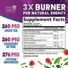 Green Tea Extract capsules in bottle close-up