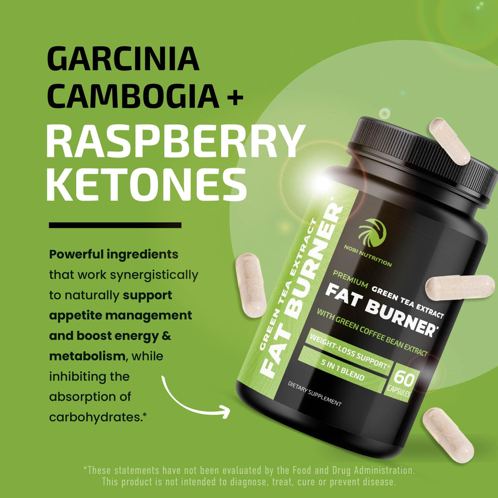 Green tea extract illustration representing metabolism