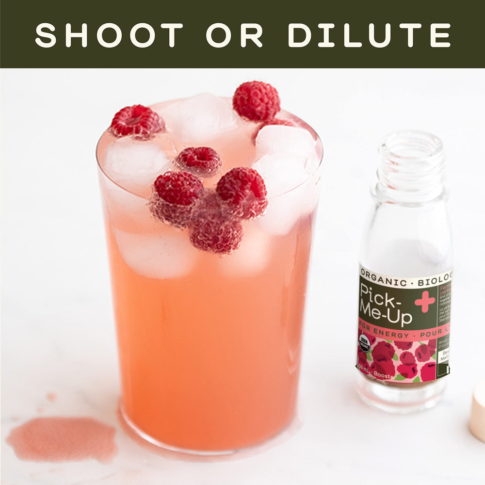 Portable, TSA-friendly glass energy shot bottle for travel