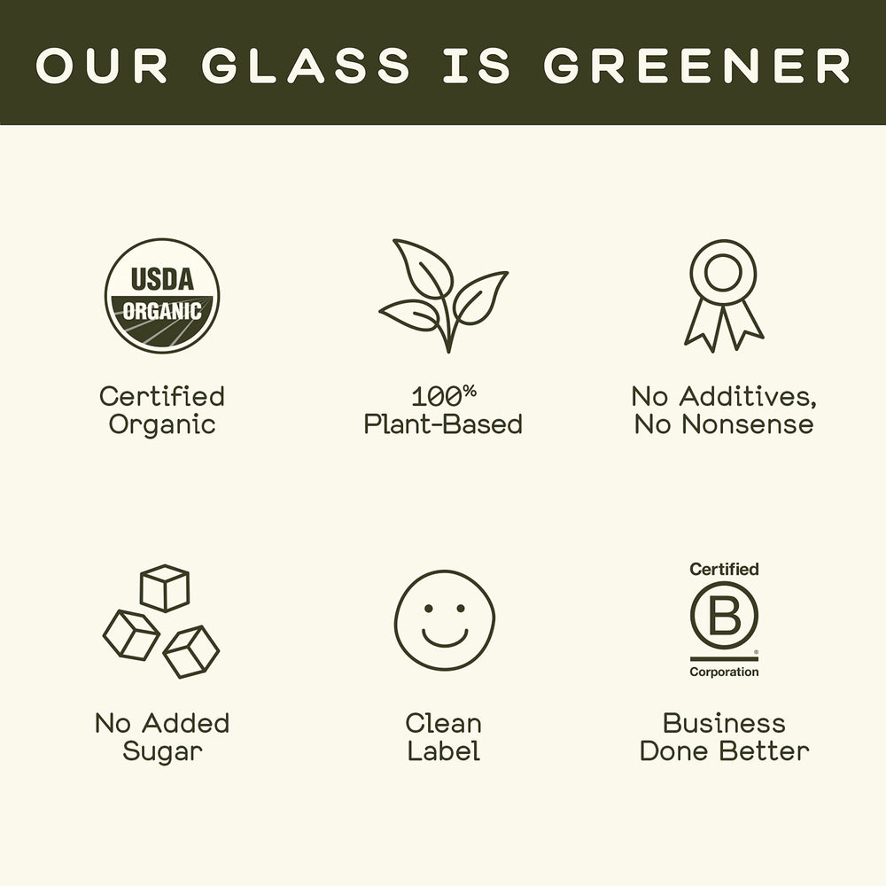 Vegan and gluten-free packaging for Greenhouse Juice energy shot