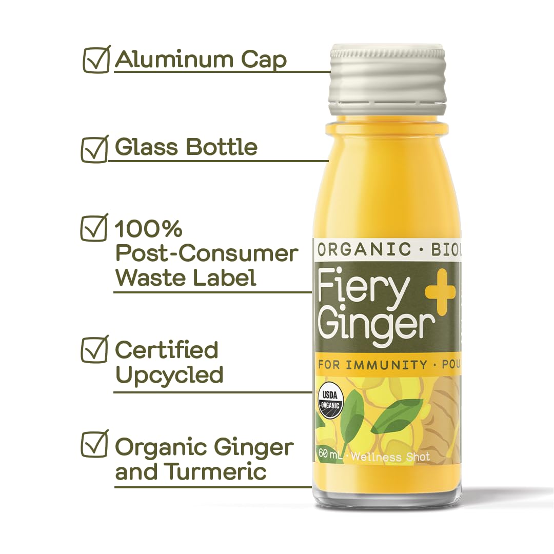 Immunity-boosting ginger-turmeric shot with black pepper