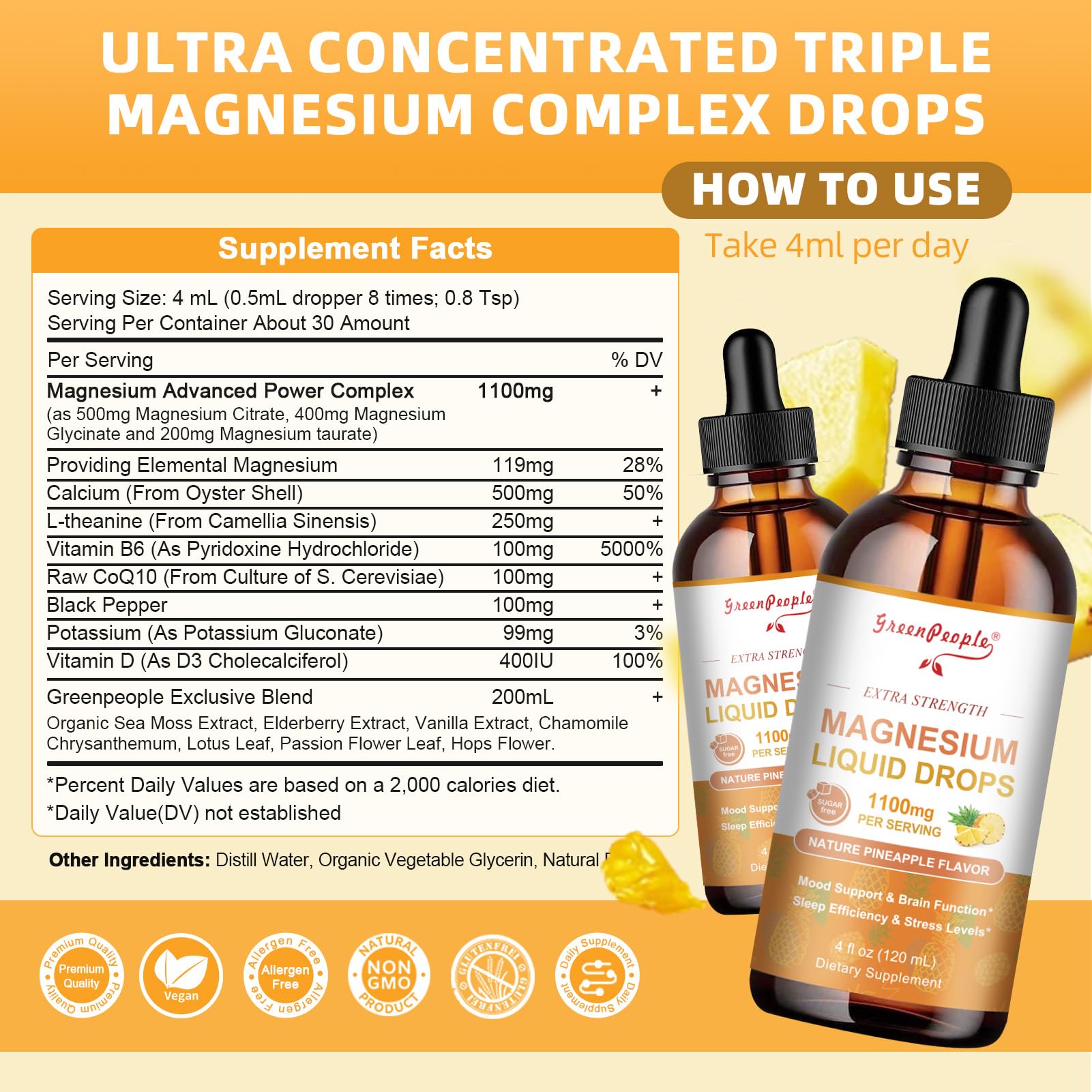 Diet-friendly icons: vegan and gluten-free