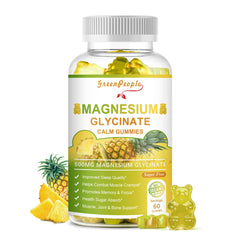 Ingredients overview for GREENPEOPLE Magnesium Glycinate Gummies blend