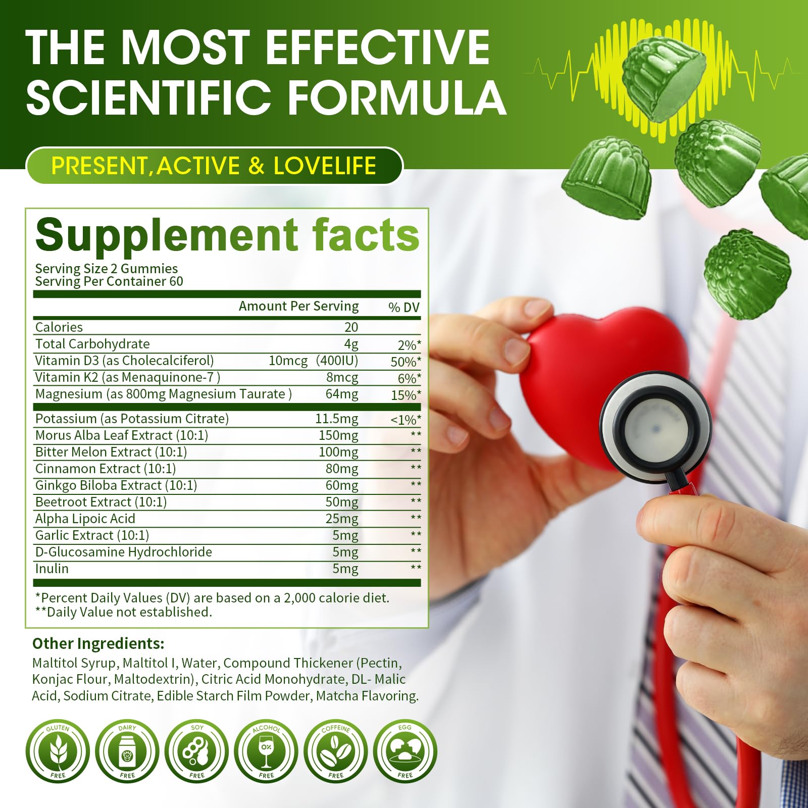 Two-pack box showing 60 gummies total