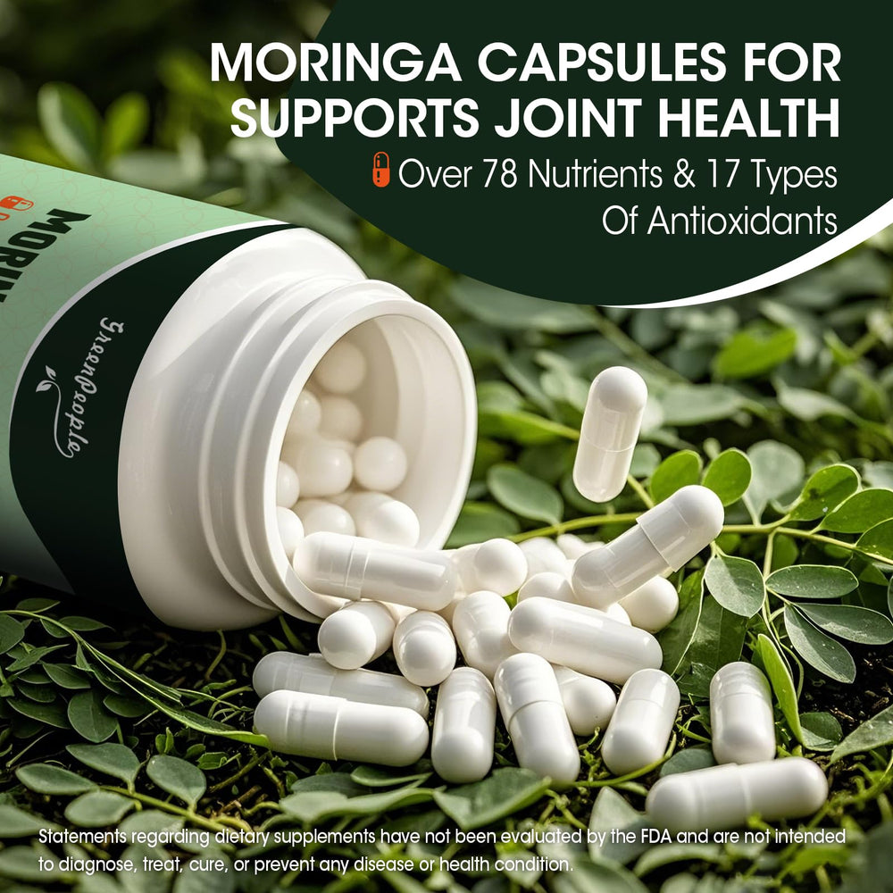 GreenPeople Moringa bottle front view with vegan label
