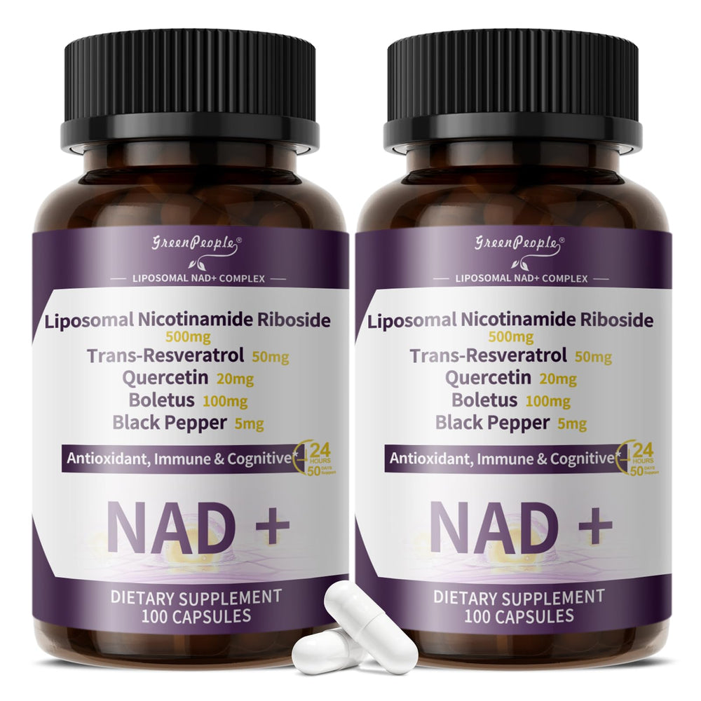 GREENPEOPLE Liposomal NAD+ supplement bottle for women