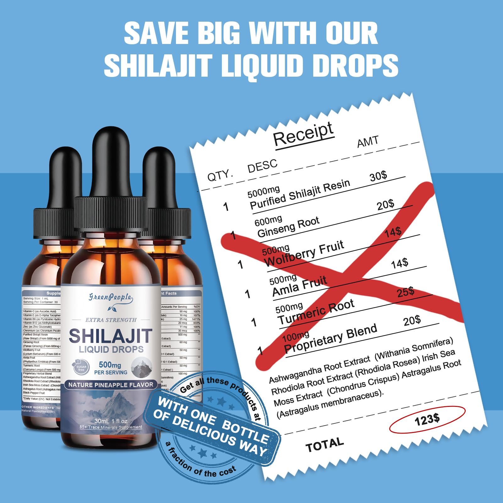 Naturally purified Himalayan shilajit sourced by hand