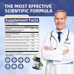 8-in-1 formula visual with magnesium and calming botanicals