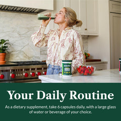 Product packaging highlighting 54 antioxidant superfoods claim