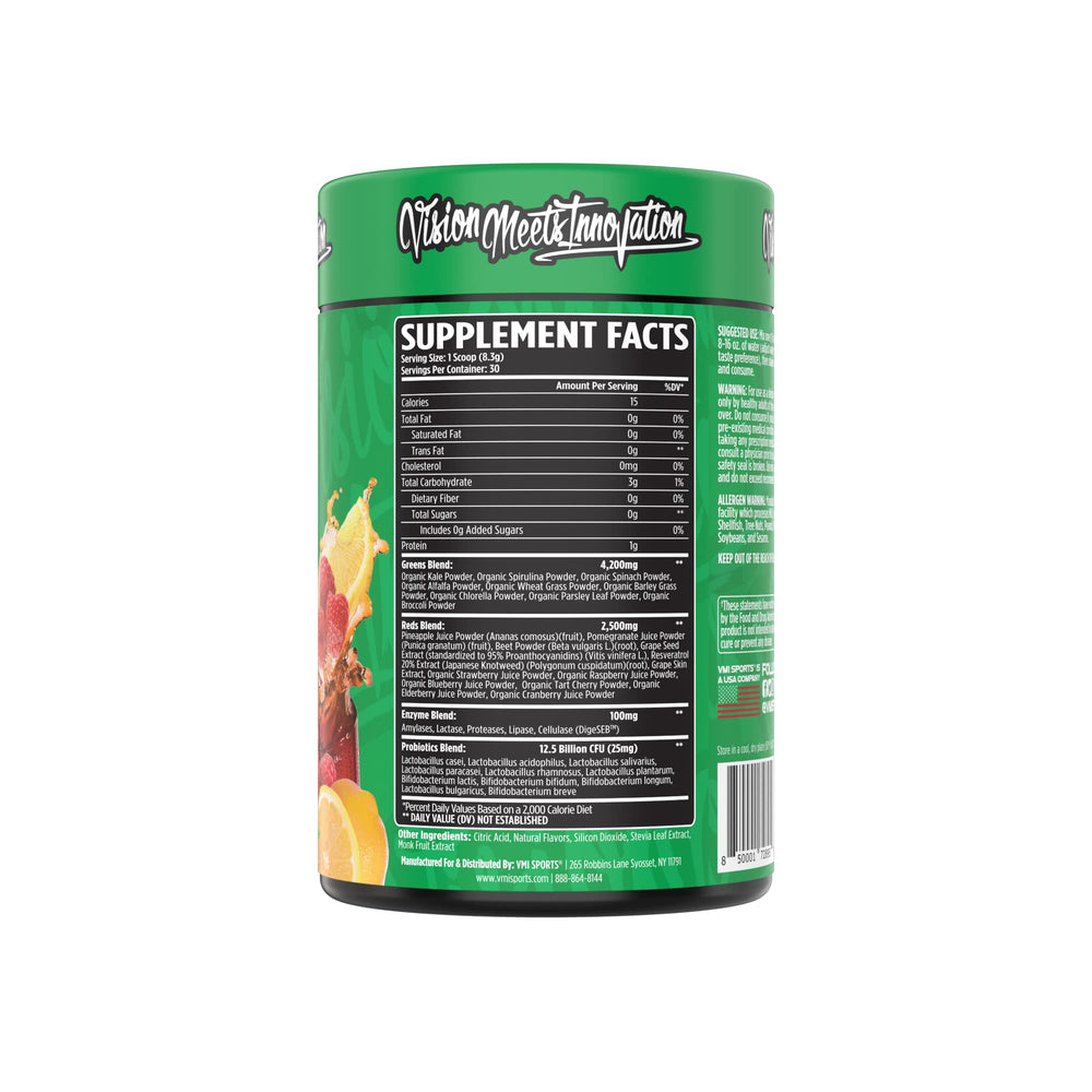 Greens + Reds Chocolate flavor powder