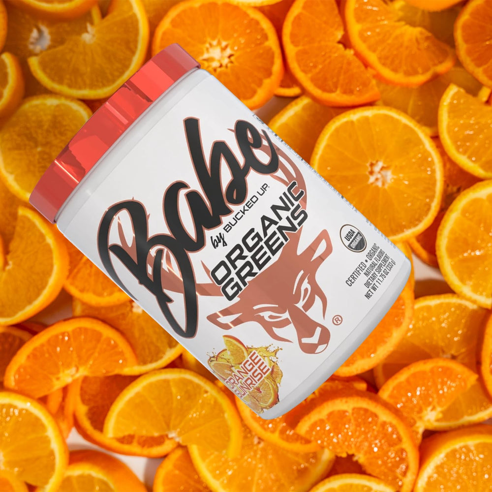 Front packaging of Greens Orange Sunrise 11.75 oz