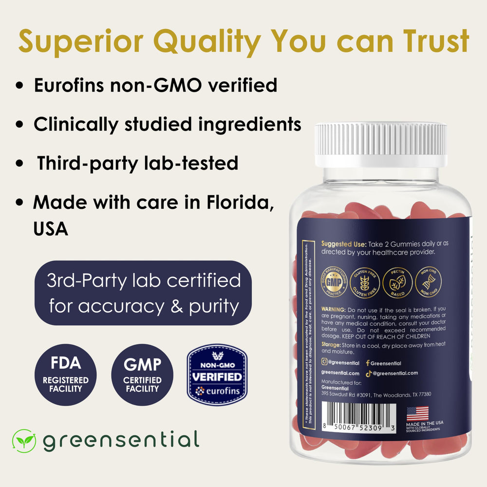 Made in USA in a GMP-certified facility