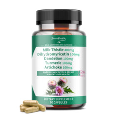 GREENPEOPLE Liver Cleanse Detox bottle front view