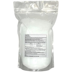 Edible magnesium chloride USP powder dissolving in water