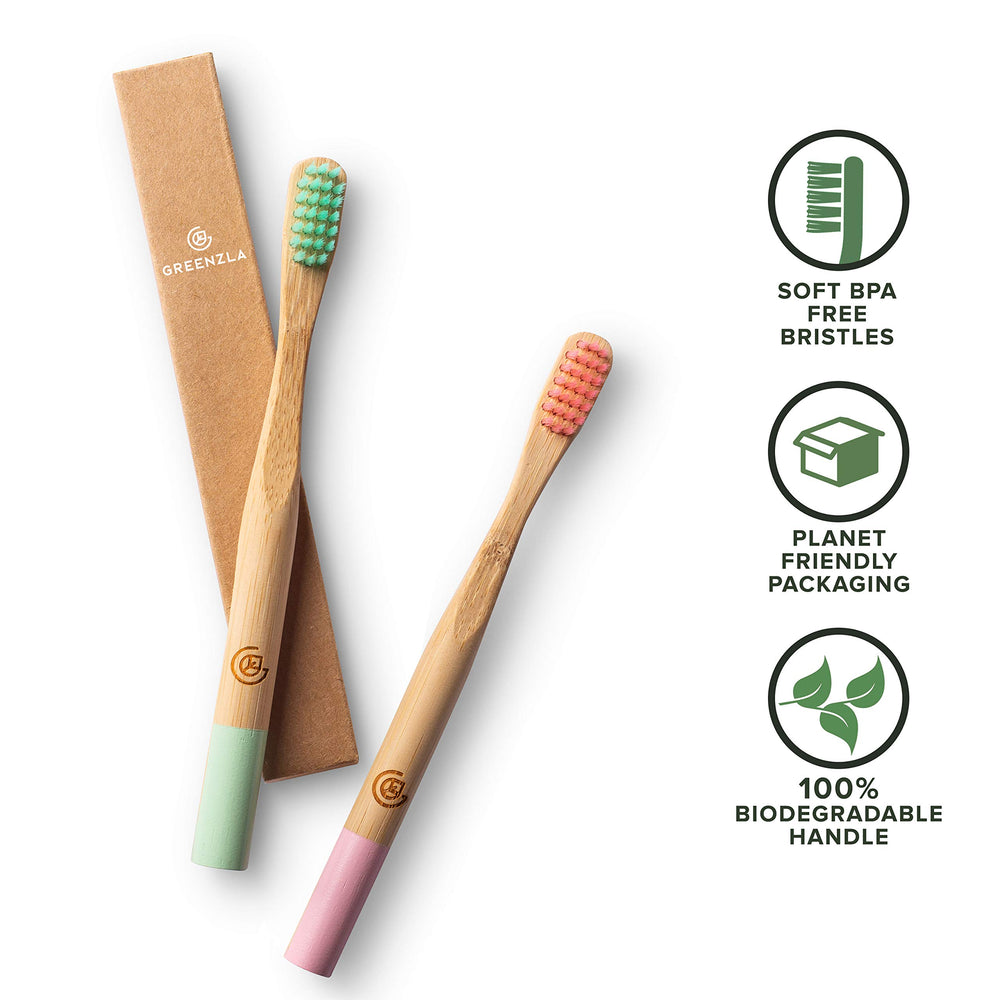 Durable, splinter-free bamboo handle designed for children