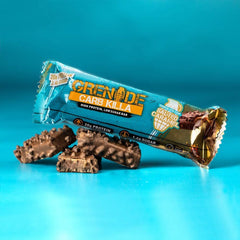 Grenade Carb Killa bar hero-shot shows convenient on-the-go protein for busy days.
