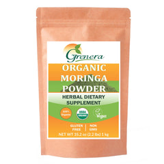 Grenera Organic Moringa Powder packaging 2 lb