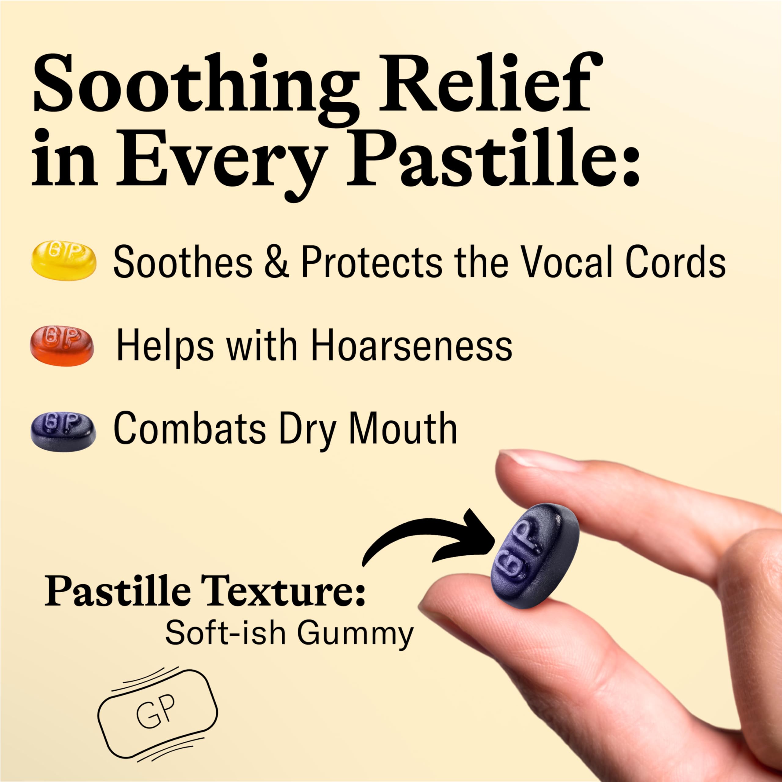 Front view of GRETHER'S Sugarfree Pastilles Blackcurrant 3-pack