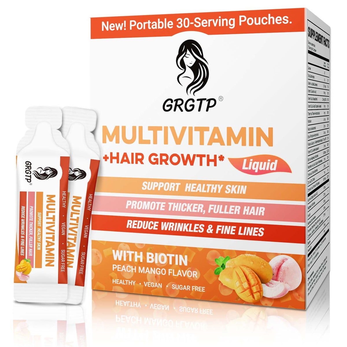 GRGTP Liquid Multivitamin bottle for hair growth