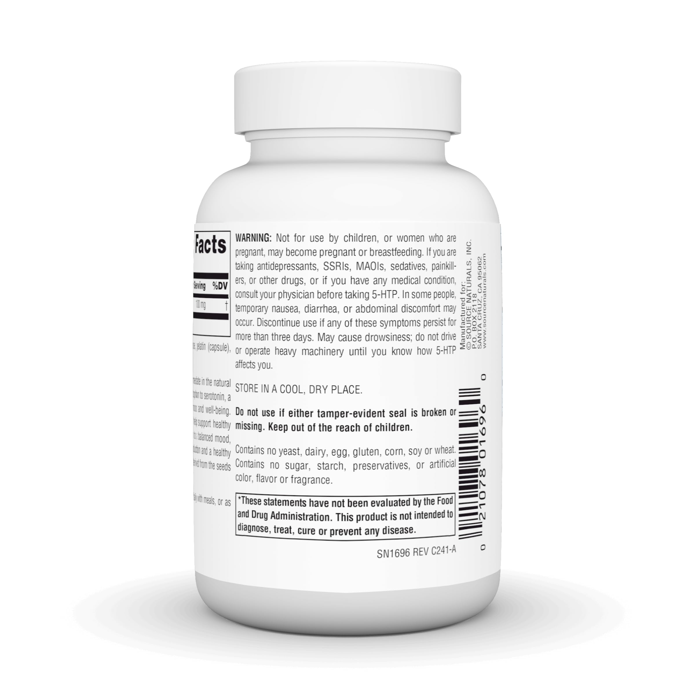 Griffonia simplicifolia seeds used to derive 5-HTP